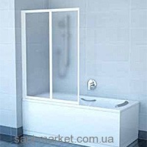 Ravak Штора д / ванни VS 2 105 Рейн профіль сатин пластик 796M0U0041