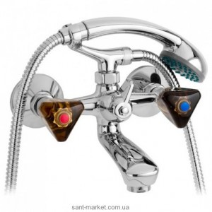 Смеситель двухвентильный для ванны с душем Mofem коллекция Stella хром 141-0055-14
