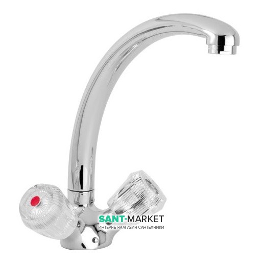 Смеситель для кухни Mofem Iris двухвентильный ретростиль 140-0003-10