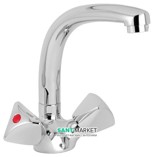 Смеситель для кухни Mofem Metal Plus двухвентильный ретростиль 140-0138-00