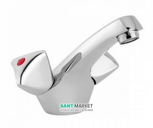 Змішувач для раковини двухвентильний Mofem колекція Metal plus хром 140-0178-06