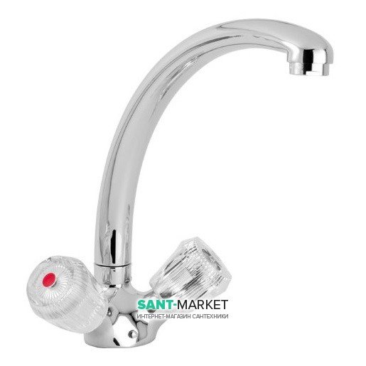 Змішувач для кухні Mofem Iris двухвентильний ретростиль 140-0003-10