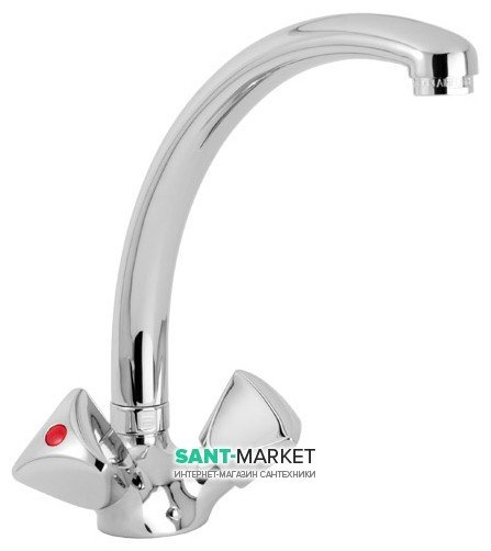 Змішувач для кухні Mofem Metal Plus двухвентильний ретростиль 140-0003-42