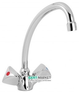 Смеситель для кухни Mofem Metal Plus двухвентильный ретростиль 140-0061-03