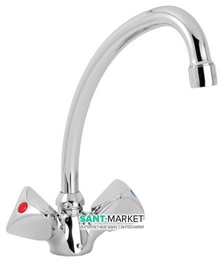 Змішувач для кухні Mofem Metal Plus двухвентильний ретростиль 140-0061-06