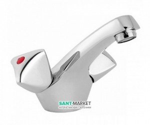 Змішувач для раковини двухвентильний Mofem колекція Metal plus хром 140-0178-31