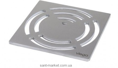 Viega Решітка для трапа 94х94 Visign RS3 нерж сталь матова 492304