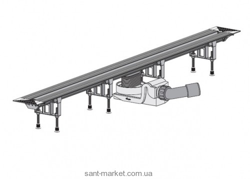 Viega Корпус душ лотка Advantix Vario 300-1200mm 686277