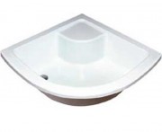 Душевой поддон акриловый четверть круга Ravak Sabius 90 LA 88х88х42 белый A617701210