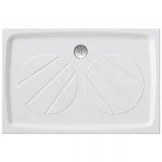 Душовий піддон штучний мармур прямокутний Ravak Gigant Pro 110х80х3 білий XA03D401010