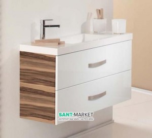 Тумба під раковину Gorenje Slim F 80.05 підвісна 80х50х35 білий глянець 792088