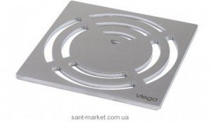 Viega Решетка для трапа  94х94  Visign RS3  нерж сталь  матовая 492304