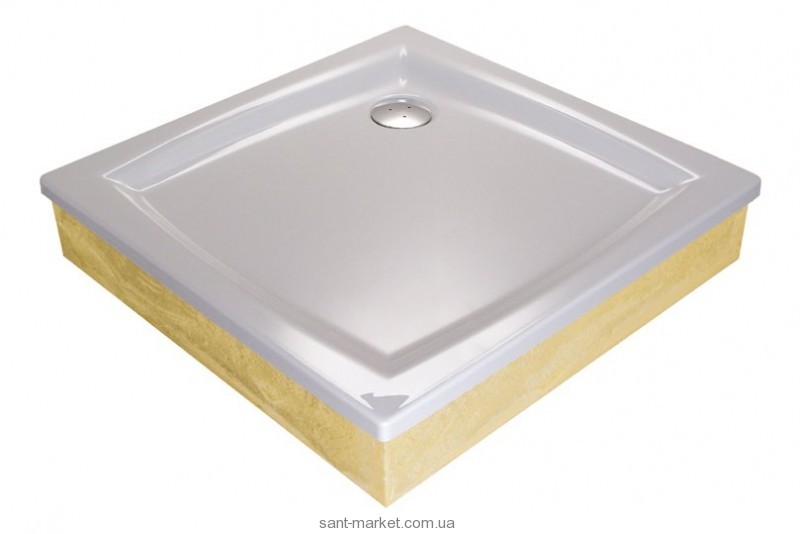 Душовий піддон акриловий квадратний Ravak Perseus EX 80х80х17.5 білий A024401310