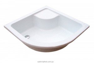 Душовий піддон акриловий чверть кола Ravak Sabina 80 LA 80х80х29 білий A214001020