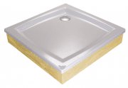 Душевой поддон акриловый квадратный Ravak  Perseus PP 100х100х17.5 белый A02AA01510