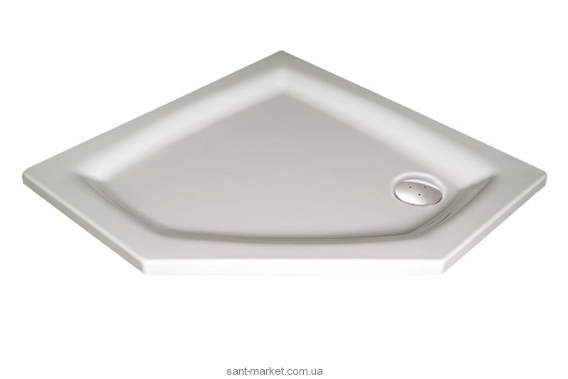 Душевой поддон акриловый пятиугольный Ravak Genta LA 90х90х6 белый A327701210
