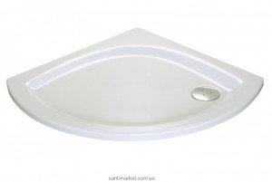 Душовий піддон акриловий чверть кола Ravak Modus LA 90х90х6 білий A627701210