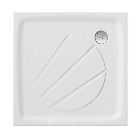 Душовий піддон литий мармур квадратний Ravak Perseus Pro 80х80х3 білий XA034401010