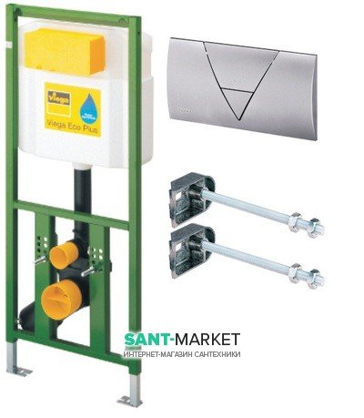 Система інсталяції для підвісного унітазу Viega Eco Plus 4в1 49х113х13 660338