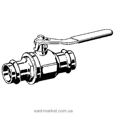 Viega кран газовий кульовий 525934