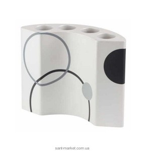 BISK Circle стакан для зубних щіток 04348