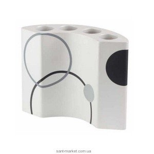 BISK Circle стакан для зубних щіток 04348