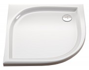 Душевой поддон акриловый четверть круга Ravak Elipso LA 90х90х6 белый A227701210