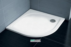 Душевой поддон акриловый четверть круга Ravak Elipso LA 80х80х6 белый A224401210