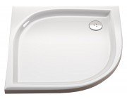 Душевой поддон акриловый четверть круга Ravak Elipso LA 90х90х6 белый A227701210