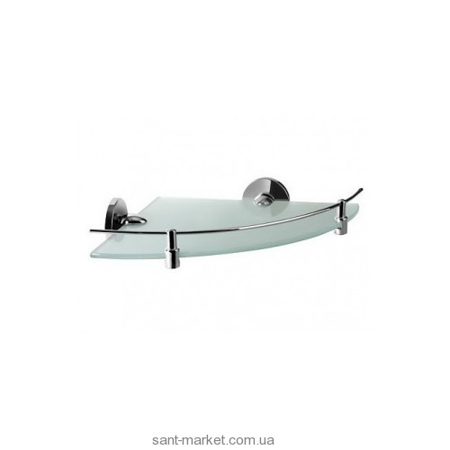 BISK ХРОМА полочка угловая 01435