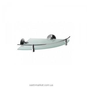 BISK ХРОМА полочка угловая 01435