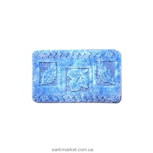 BISK Спринг коврик для ванны голубой 00896