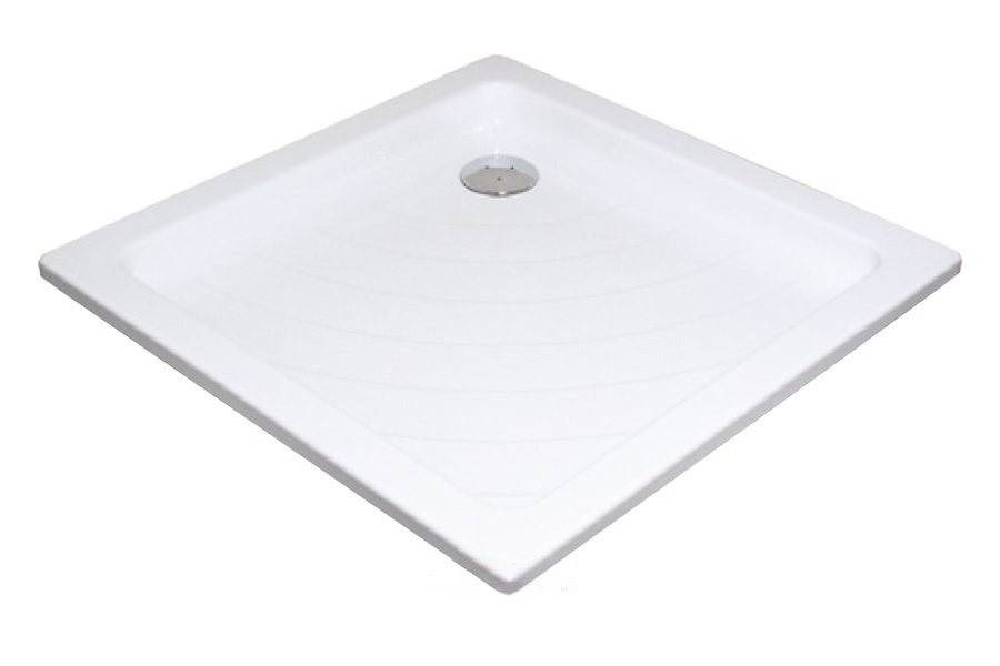 Душевой поддон акриловый квадратный Ravak Angela LA 90х90х9.5 белый A017701220