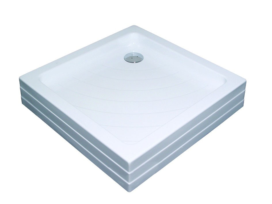 Душевой поддон акриловый квадратный Ravak Angela PU 90х90х18.5 белый A007701120