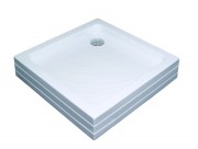 Душовий піддон акриловий квадратний Ravak Angela PU 90х90х18.5 білий A007701120