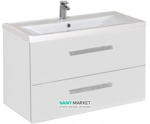 Тумба під раковину Gorenje Amador F 80.82 підвісна 80х45.5х50 білий глянець 792835