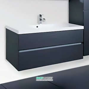 Тумба під раковину Gorenje Lorencio F 100.84 підвісна 100х45.5х50 антрацит 792855
