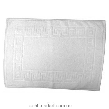 BISK Гладкий коврик для ванны белый 00298
