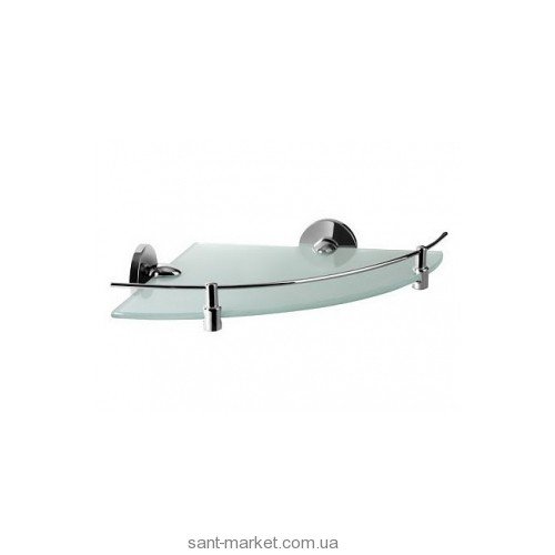 BISK хрому поличка кутова 01435