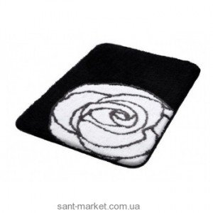 BISK РОЗА коврик для ванны черно-белый 02818