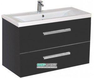 Тумба под раковину Gorenje Amador F 80.82 подвесная 80х45.5х50 антрацит 792838