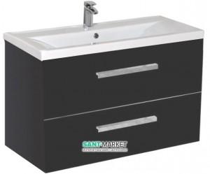Тумба под раковину Gorenje Amador F 80.82 подвесная 80х45.5х50 антрацит 792838