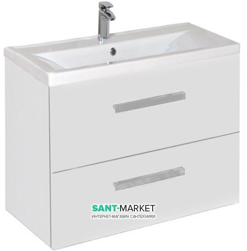 Тумба под раковину Gorenje Amador F 60.82 подвесная 60х45.5х50 белый глянец 792834