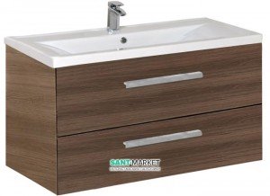 Тумба под раковину Gorenje Amador F 60.82 подвесная 100х45.5х50 дуб коричневый 792845