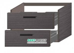 Тумба под раковину Gorenje Amador F 100.82 подвесная 100х45.5х50 дуб серебряный 792848