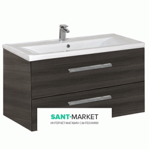 Тумба под раковину Gorenje Amador F 100.82 подвесная 100х45.5х50 тик 792842