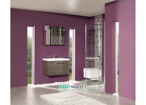 Тумба під раковину Gorenje Leonides F 100.83 підвісна 100х45.5х45 дуб срібний +792832