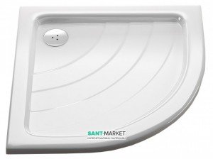 Душовий піддон акриловий чверть кола Ravak Ronda LA 91х91х10 білий A217001220