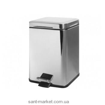 BISK ведро с педалью квадратное 00122