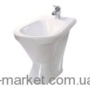 Біде підлогове Sanita 60х26х41 з переливом 049606